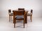 Art Deco Dining Chairs & Large Dining Table Model 569 in the Style of Hans Hartl, Set of 7 4