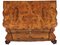 Small Antique Dutch Baroque Walnut Dresser, 18th Century, Image 4
