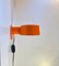 Orange Wall Lamp by Svend Mediumboe for Nordic Solar, 1970s, Image 3