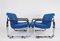 Bauhaus Amchairs in Tubular Steel from Cazzaro, Set of 2 1