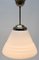 Opaline Shade Pendant Stem Lamp from Phillips, Netherlands, 1930s 4