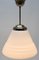 Opaline Shade Pendant Stem Lamp from Phillips, Netherlands, 1930s, Image 4