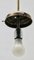 Opaline Shade Pendant Stem Lamp from Phillips, Netherlands, 1930s, Image 12