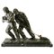 Art Deco Spelter Skulptur von G Carli 1