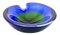 Italian Cobalt Blue Mouth Blown Art Glass Murano Bowl, 1960s, Image 4