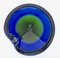 Italian Cobalt Blue Mouth Blown Art Glass Murano Bowl, 1960s 2