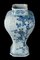 Blue and White Garniture Set from Delft, Set of 3, Image 11
