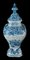 Blue and White Garniture Set from Delft, Set of 3, Image 8