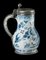 Blue and White Beer Mug 3