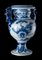 Blau-weiße Chinoiserie Altar Vase von Delft, 1685 7