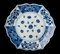 Blue and White Fruit Dish on Stand from Delft, Set of 2 7