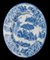 Large Blue and White Chinoiserie Dish from Delft, 1670 2