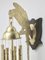 Campanelli Arts & Crafts tubolari e gong da parete in ottone, Immagine 7