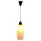 Lampada a sospensione Mid-Century in teak con paralume ottico, Immagine 9