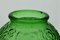 Large Art Deco Transparent Green Glass Vase, Image 6