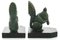 Art Deco Squirrel Bookends by H. Moreau, Set of 2 2