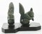 Art Deco Squirrel Bookends by H. Moreau, Set of 2 5
