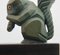 Art Deco Squirrel Bookends by H. Moreau, Set of 2 9