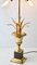 Hollywood Regency Brass Sculptural Palm Tree Table Lamp 7