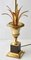 Hollywood Regency Brass Sculptural Palm Tree Table Lamp 3