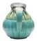 Light Blue Drop Glaze Ceramic Pitcher, Belgium 4