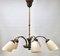 Vintage Italian Chandelier with Five Arms, 1960s 1