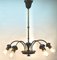 Lámpara de araña italiana vintage con cinco brazos, años 60, Imagen 12