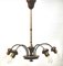 Vintage Italian Chandelier with Five Arms, 1960s 4