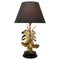 Skulpturale Hollywood Regency Messing Tischlampe im Stil von Maison Jansen 1