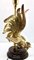 Lámpara de mesa Hollywood Regency escultural de latón al estilo de Maison Jansen, Imagen 11