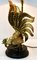 Skulpturale Hollywood Regency Messing Tischlampe im Stil von Maison Jansen 7