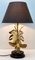 Skulpturale Hollywood Regency Messing Tischlampe im Stil von Maison Jansen 3