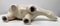 Oso polar estilo cubista blanco con acabado de cerámica craquelada de L&V Ceram, Imagen 3