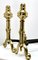 Iron and Brass Top Andirons, 1930s, Set of 2, Image 8