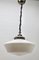 Dutch Pendant Lamp with Opaline Shade, 1930s 1