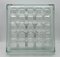 Quadratische Deckenlampen aus strukturiertem Glas von Bega, 1970er, 2er Set 17