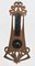 Antique French Carved Oakwood Barometer with Thermometer, 1910s 7