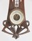 Antique French Carved Oakwood Barometer with Thermometer, 1910s, Image 3