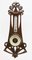 Antique French Carved Oakwood Barometer with Thermometer, 1910s, Image 4