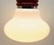 Vintage Opaque Glass Pendant Ceiling Light in the Shape of a Big Bulb, 1960s, Image 6