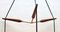 Lampade a sospensione Mid-Century in teak con paralume ottico, Belgio, Immagine 8