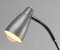 Industrielle silbergraue Anglepoise Lampe mit verstellbaren und flexiblen Sektionen 6