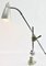 Industrielle silbergraue Anglepoise Lampe mit verstellbaren und flexiblen Sektionen 9