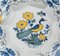 Delft Polychrome Lobed Dish With Peacock #03, 1690s 2