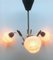 Vintage Italian Chandelier with Three Arms in the Style of Stilnovo, 1960s, Image 4