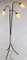 Deutsche Stehlampe aus Messing & Schwarzem Metall mit Flexmontierten Schirmen, 1960er 5