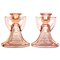 Victoria Candlesticks by Graffart & Deltene for Val Saint Lambert, Set of 2 1