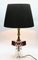 Modernist Table Lamp in Cut Crystal with Platform, Image 1