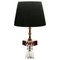 Modernist Table Lamp in Cut Crystal with Platform 3