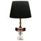 Modernist Table Lamp in Cut Crystal with Platform, Image 3